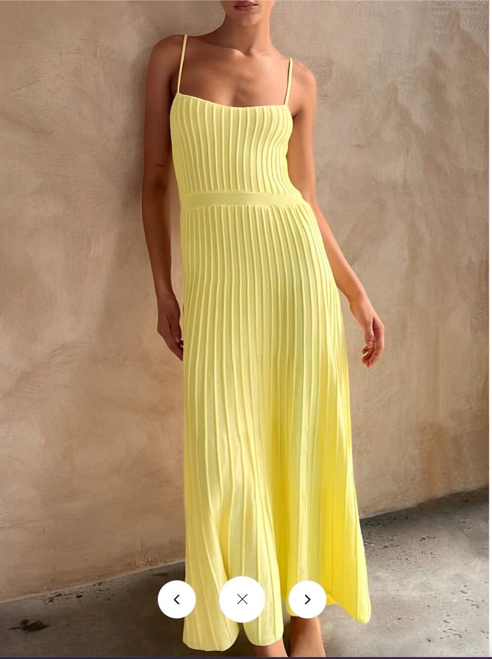 NWT Commense Rib Midi Sundress Sz S
